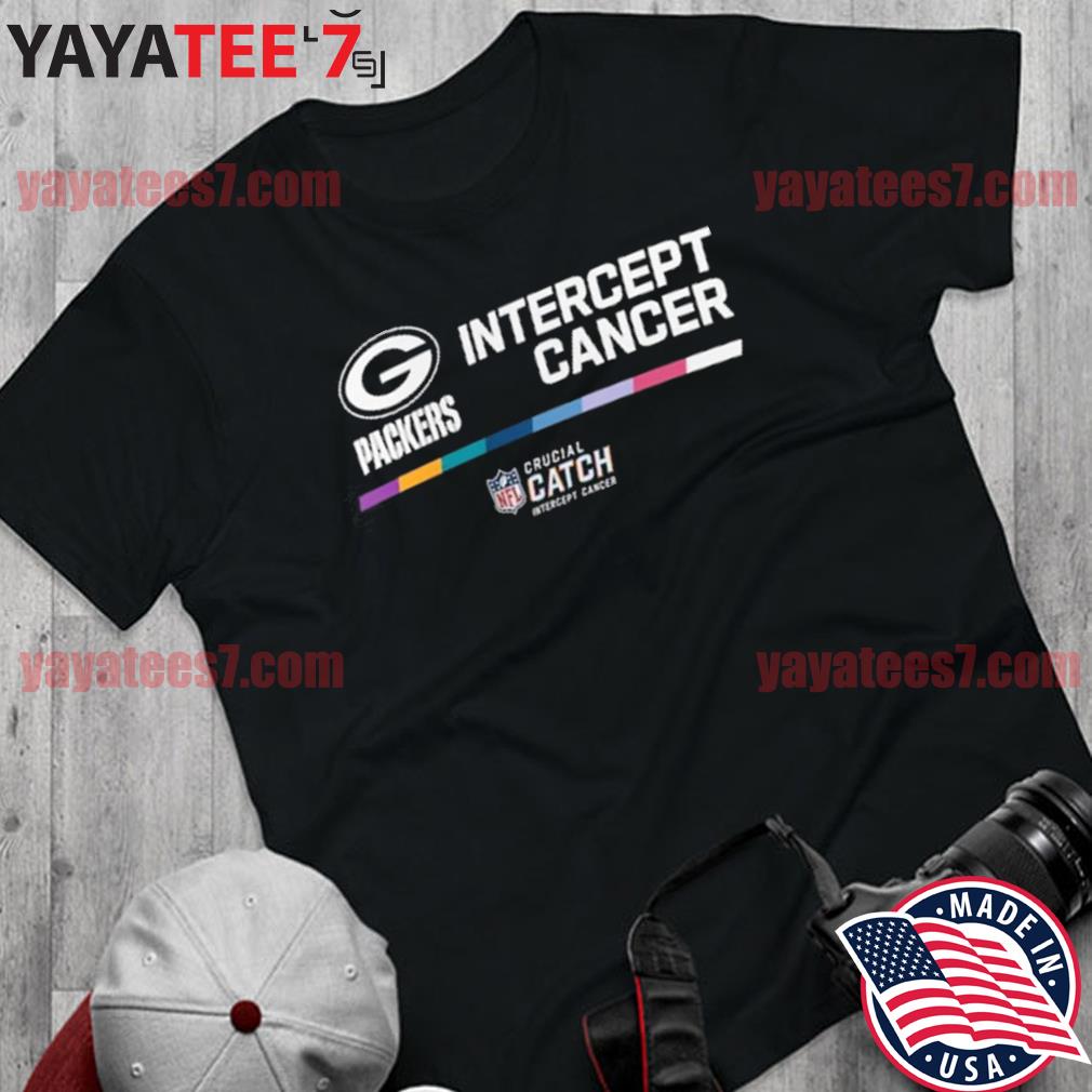 Green Bay Packers NFL Crucial Catch Intercept Cancer 2022 Shirt, hoodie,  sweater, long sleeve and tank top