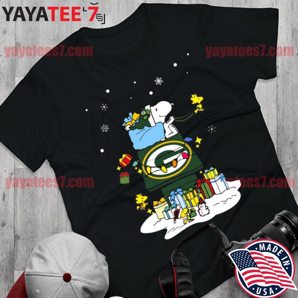 Green Bay Packers Christmas Snoopy shirt, hoodie, sweater, long sleeve and  tank top