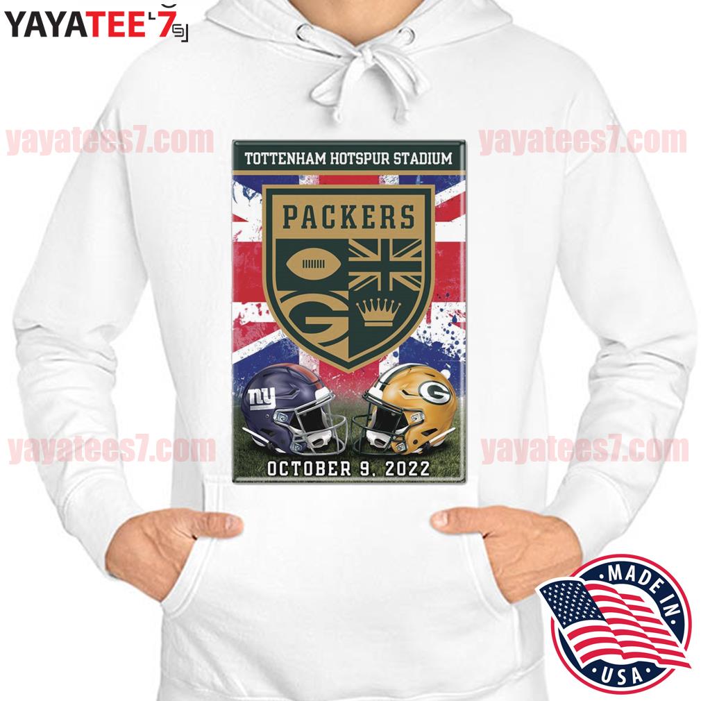 Green Bay Packers vs New York Giants Tottenham Hotspur Stadium 2022 shirt,  hoodie, sweater, long sleeve and tank top