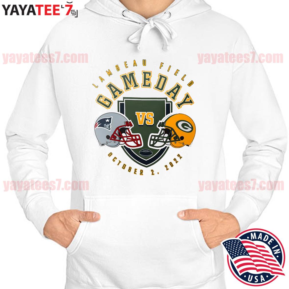 Green Packers vs Patriots Lambeau Field Gameday 2022 shirt, hoodie,  sweater, long sleeve and tank top