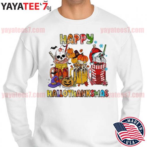 Dallas cowboys happy hallothanksmas halloween thanksgiving christmas shirt  - Teefefe Premium ™ LLC