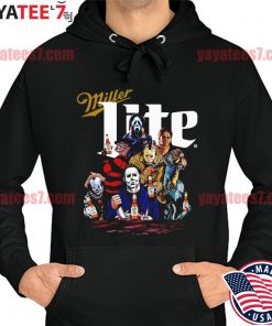 Horror Movie Characters drink Miller Lite Halloween 2022 shirt, hoodie,  sweater, long sleeve and tank top