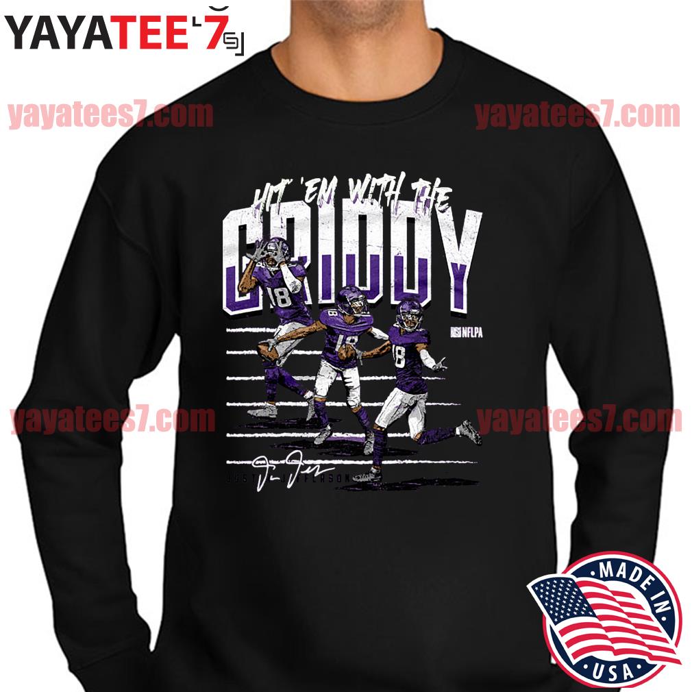 Justin Jefferson Griddy Dance signature shirt, hoodie, sweater, long sleeve  and tank top