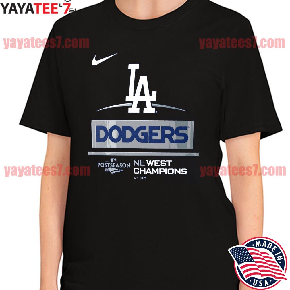 Los Angeles Dodgers Nike 2022 NL West Division Champions T-Shirt