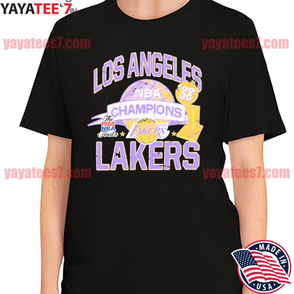 Women's Mitchell and Ness Los Angeles Lakers NBA Moment T-Shirt