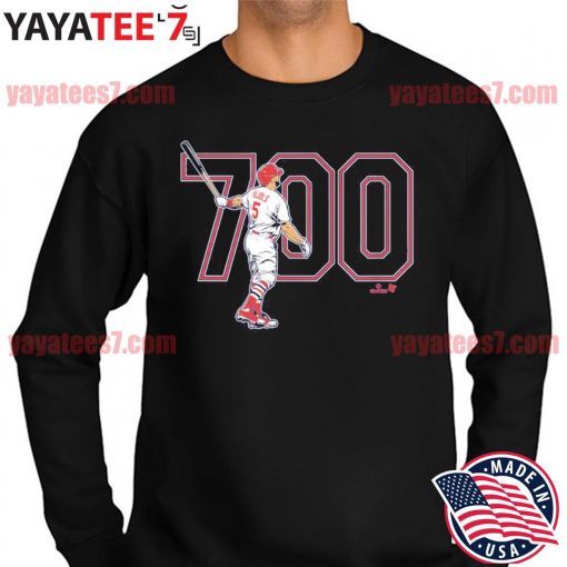 Mens St. Louis Baseball Albert Pujols 700 Shirt, hoodie, sweater