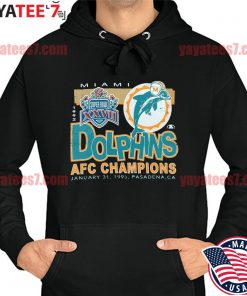 Miami Dolphins Mitchell & Ness NFL Throwback Champs T-Shirt, hoodie,  sweater, long sleeve and tank top