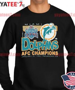 Miami Dolphins Mitchell & Ness NFL Throwback Champs T-Shirt, hoodie,  sweater, long sleeve and tank top