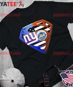 New York Giants And New York Mets Superman Shirt - High-Quality