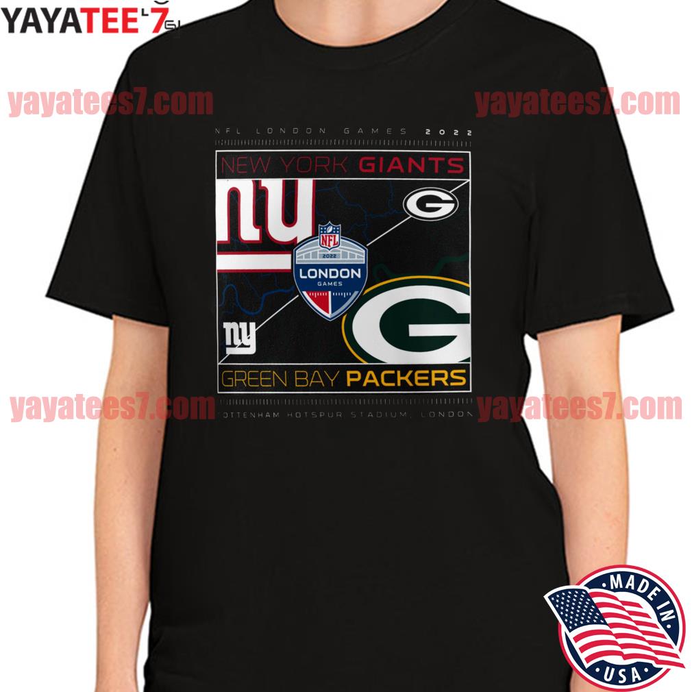 NFL London Games 2022 Green Bay Packers Vs New York Giants Match-Up Shirt,  hoodie, sweater, long sleeve and tank top