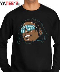 NFL Miami Dolphins Tyreek Hill Cheetah is Here Tee Shirt, hoodie, sweater,  long sleeve and tank top