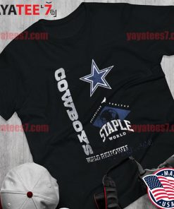 Dallas Cowboys NFL x Staple World Renowned Long Sleeve T-Shirt - Black