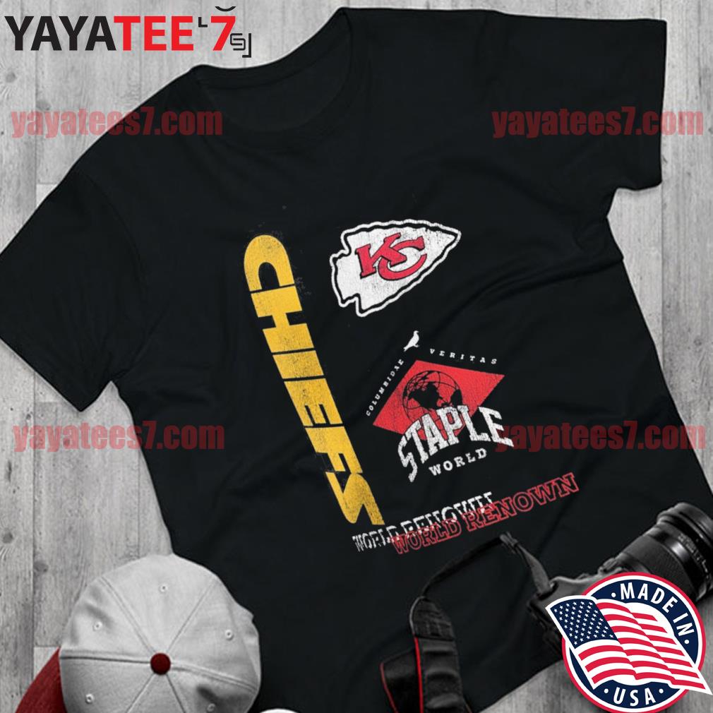 Kansas City Chiefs NFL x Staple World Renowned Long Sleeve T-Shirt