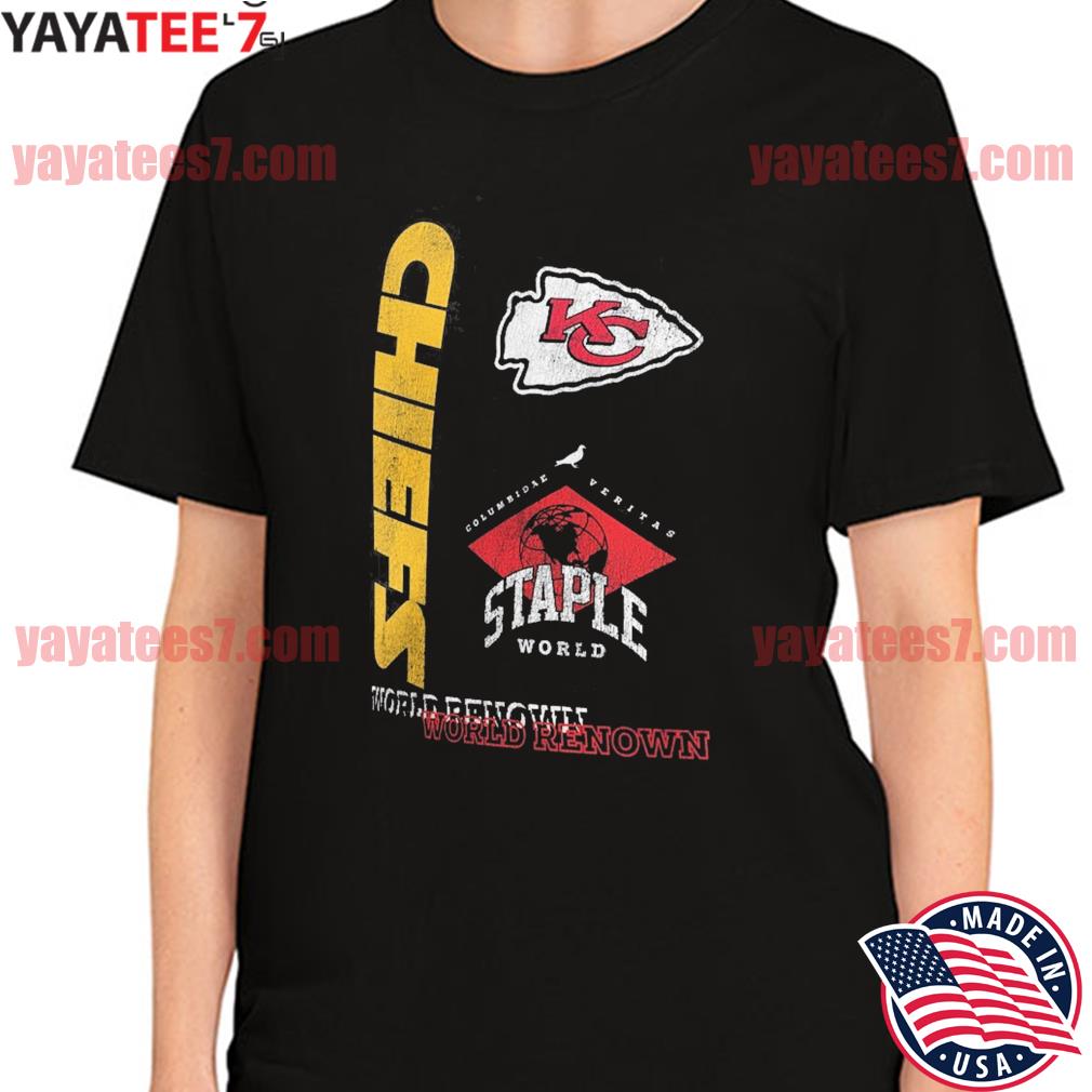 Kansas City Chiefs NFL x Staple World Renowned Long Sleeve T-Shirt