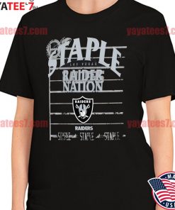 Las Vegas Raiders NFL x Staple All Over Print Pullover Hoodie - Gray