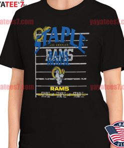 NFL x Staple Black Los Angeles Rams Throwback Vintage Wash T-Shirt