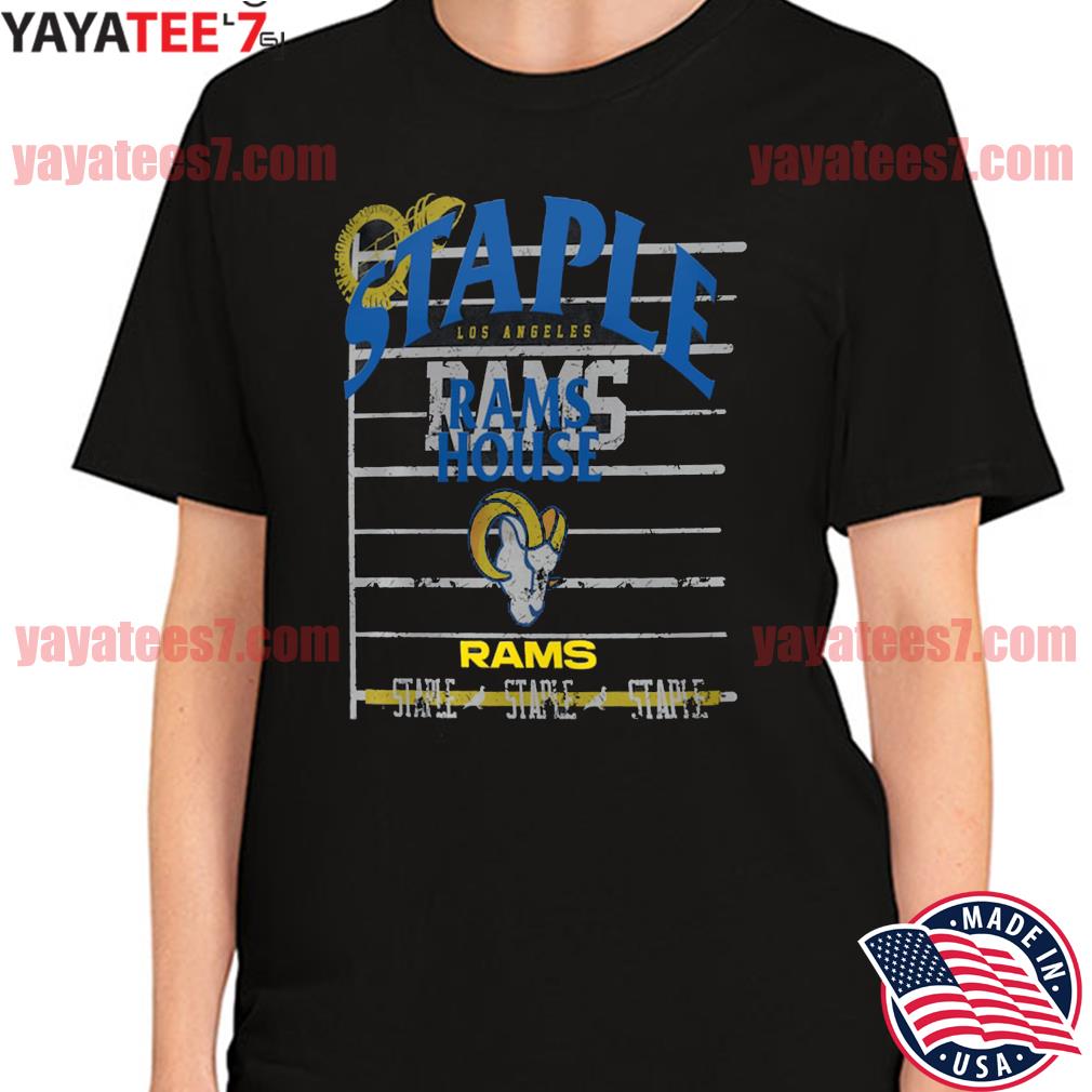 NFL x Staple Black Los Angeles Rams Throwback Vintage Wash T-Shirt, hoodie,  sweater, long sleeve and tank top