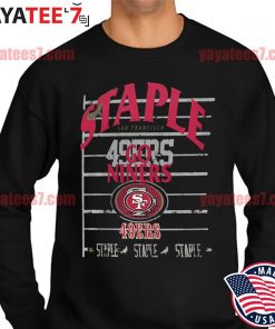 NFL x Staple Black San Francisco 49ers Throwback Vintage Wash T-Shirt,  hoodie, sweater, long sleeve and tank top