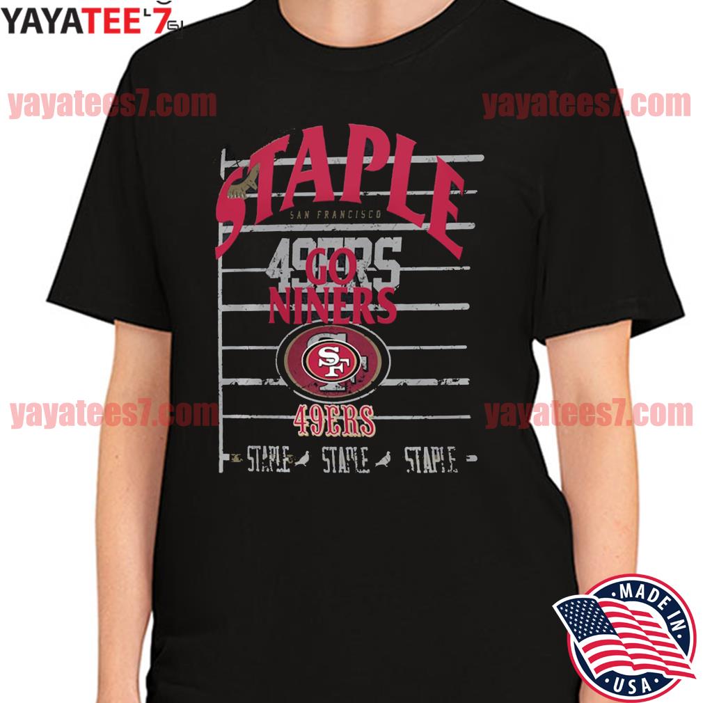 San Francisco 49ers NFL x Staple All Over Print T-Shirt - Red