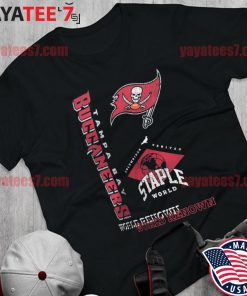 Men's NFL x Staple Black Tampa Bay Buccaneers World Renowned T-Shirt