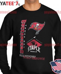 Men's NFL x Staple Black Tampa Bay Buccaneers World Renowned T-Shirt