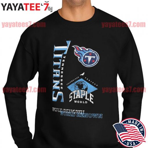 Men's NFL x Staple Black Tennessee Titans World Renowned Long