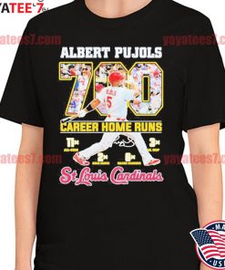 Albert Pujols 700 Career Home Runs Signature St Louis Cardinals Shirt,  hoodie, sweater, long sleeve and tank top