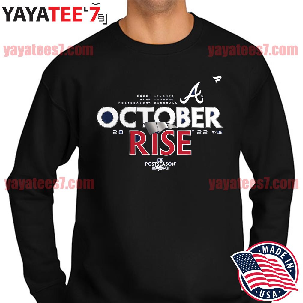 Mlb Built For October 2022 Postseason Atlanta Braves Navy Locker Room T- Shirt, hoodie, sweater, long sleeve and tank top