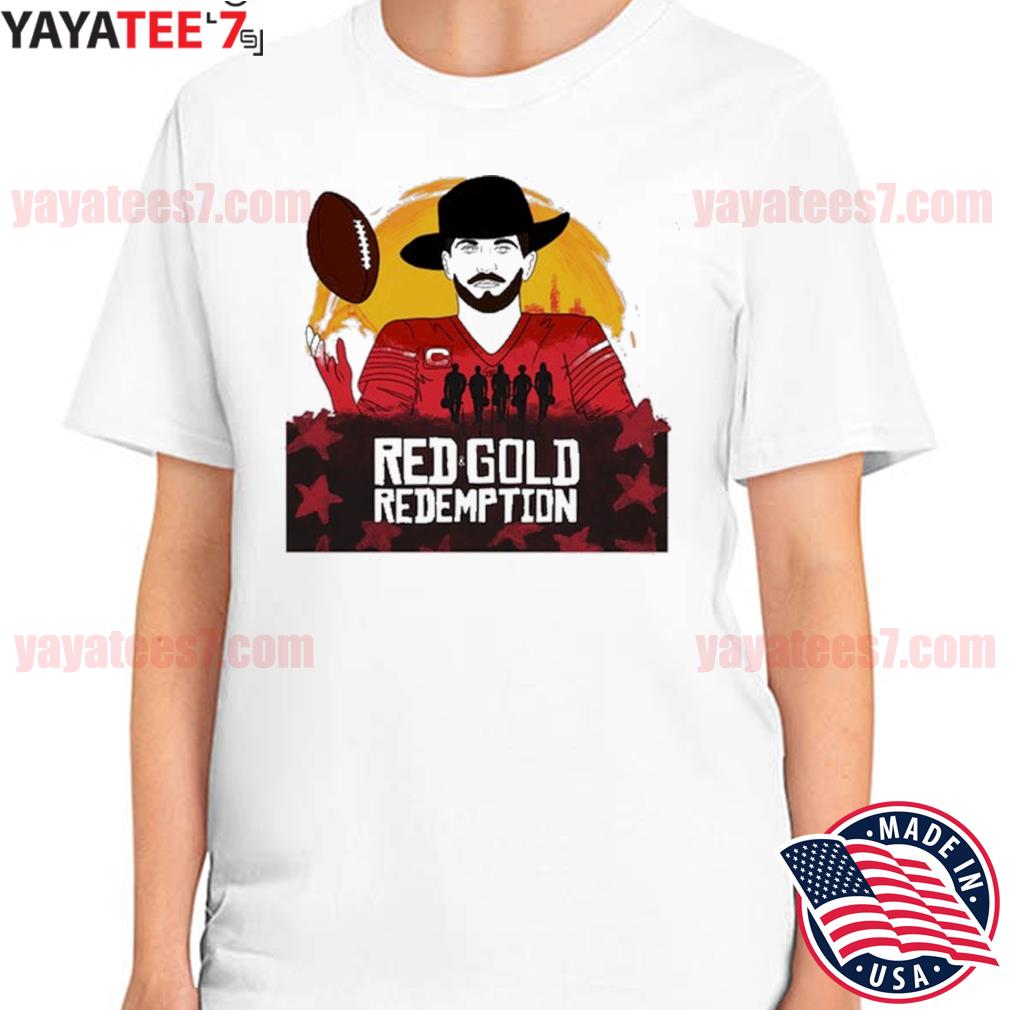 Jimmy G Red And Gold Redemption Shirt, Custom prints store