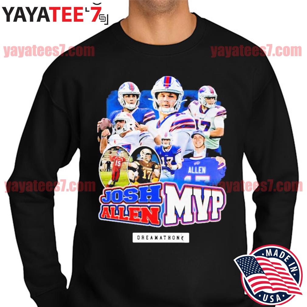 Josh allen mvp dreamathon shirt, hoodie, sweater, long sleeve and tank top