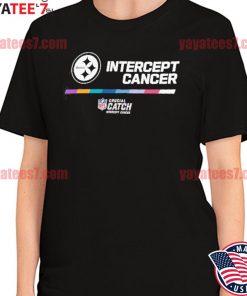 Official pittsburgh Steelers Intercept Cancer 2022 NFL Crucial Catch  Performance T-Shirt, hoodie, sweater, long sleeve and tank top