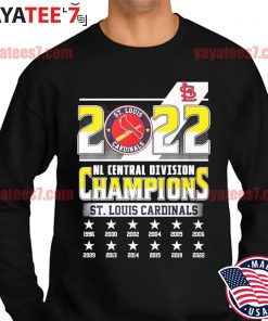 St Louis Cardinals 2022 Nl Central Division Champions 1996 2022 T