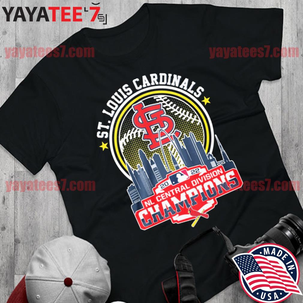 St Louis Cardinals 2022 Nl Central Division Champions Skyline T-Shirt -  Trending Tee Daily in 2023