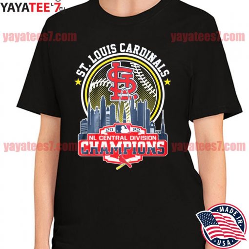 Official St Louis Cardinals 2022 NL Central Division Champions Skyline shirt