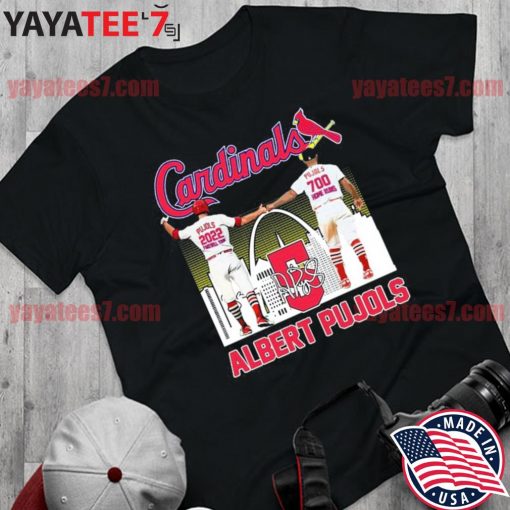 Official St Louis Cardinals Albert Pujols 2022 Farewell Tour and 700th Home Runs signature s Shirt