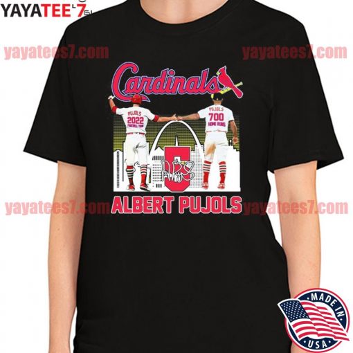 Official St Louis Cardinals Albert Pujols 2022 Farewell Tour and 700th Home Runs signature shirt