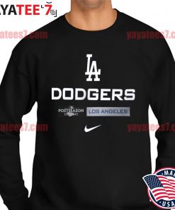 Official Women's Los Angeles Dodgers Nike 2022 Postseason Authentic  Collection Dugout T-Shirt, hoodie, sweater, long sleeve and tank top