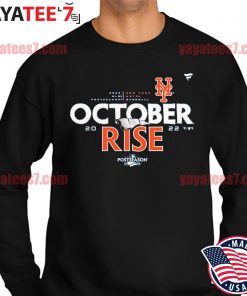 Original awesome October Rise New York Mets Postseason 2022 Locker Room T-Shirt Sweater