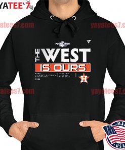 Original awesome Postseason 2022 The West Is Ours Houston Astros Division Champions Locker Room T-Shirt Hoodie