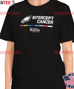 Official philadelphia Eagles Intercept Cancer 2022 NFL Crucial Catch  Performance T-Shirt, hoodie, sweater, long sleeve and tank top