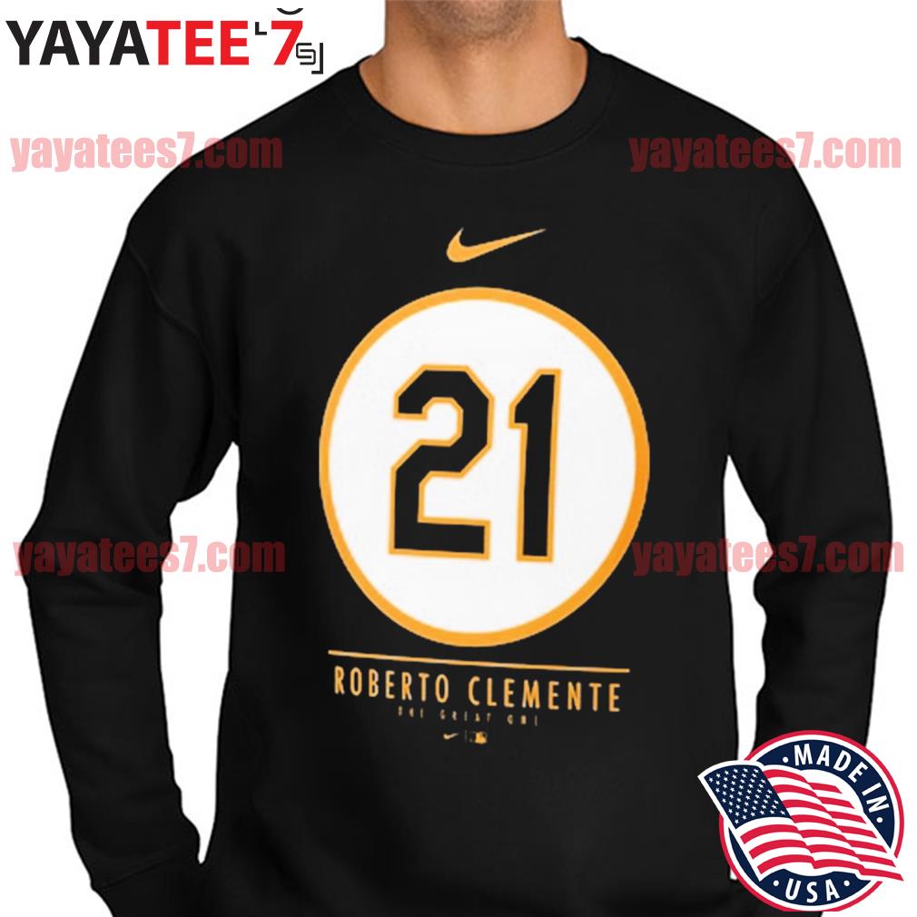 Roberto Clemente Pittsburgh Pirates Nike The Great One Commemorative T-Shirt  - White