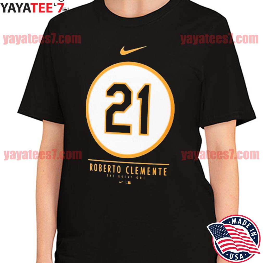 Roberto Clemente Pittsburgh Pirates Nike The Great One Commemorative T-Shirt  - White