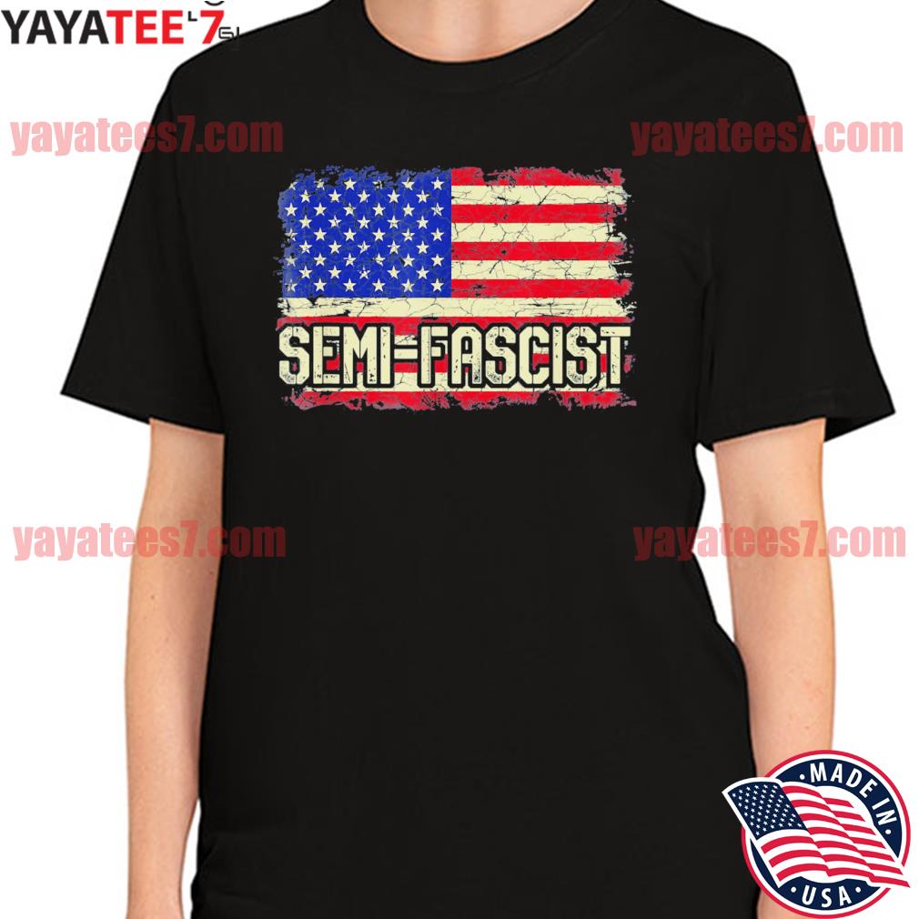 Semi Fascist Funny Political Humor Biden Quotes T-Shirt