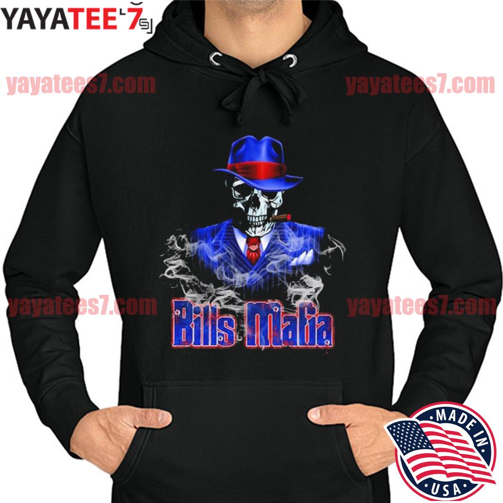 Skull Smoking Buffalo Bills Mafia 2022 shirt, hoodie, sweater