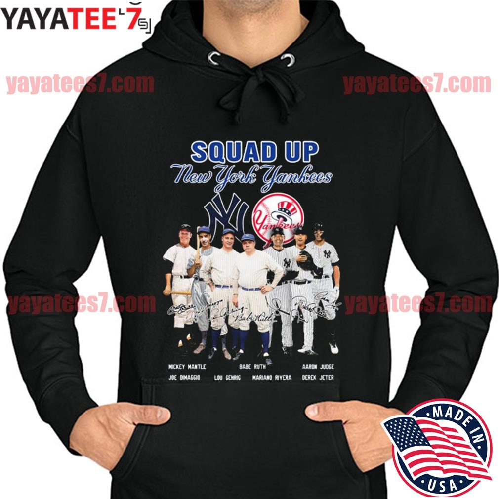 Ruth Mantle Jeter and Gehrig New York Yankees signatures shirt, hoodie,  sweater, long sleeve and tank top