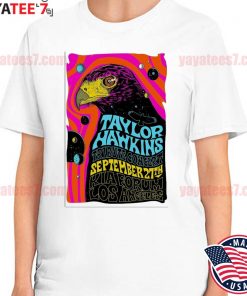 Taylor Hawkins Foo Fights Tribute Concert Tour September 27 2022 Los Angeles Poster shirt