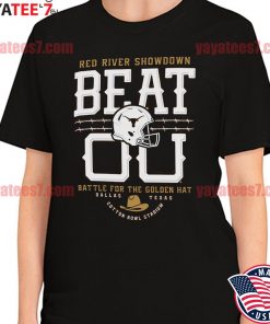 Texas Longhorns red river showdown Beat Ou Battle for the Golden hat Dallas Texas cotton bowl stadium shirt