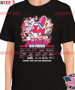 The Cleveland Indians 1915 forever thank you for the memories shirt,  hoodie, sweater and v-neck t-shirt