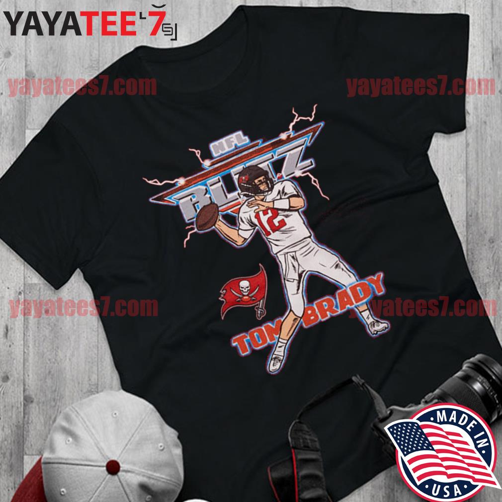 Official Nfl blitz buccaneers tom brady shirt, hoodie, sweater, long sleeve  and tank top