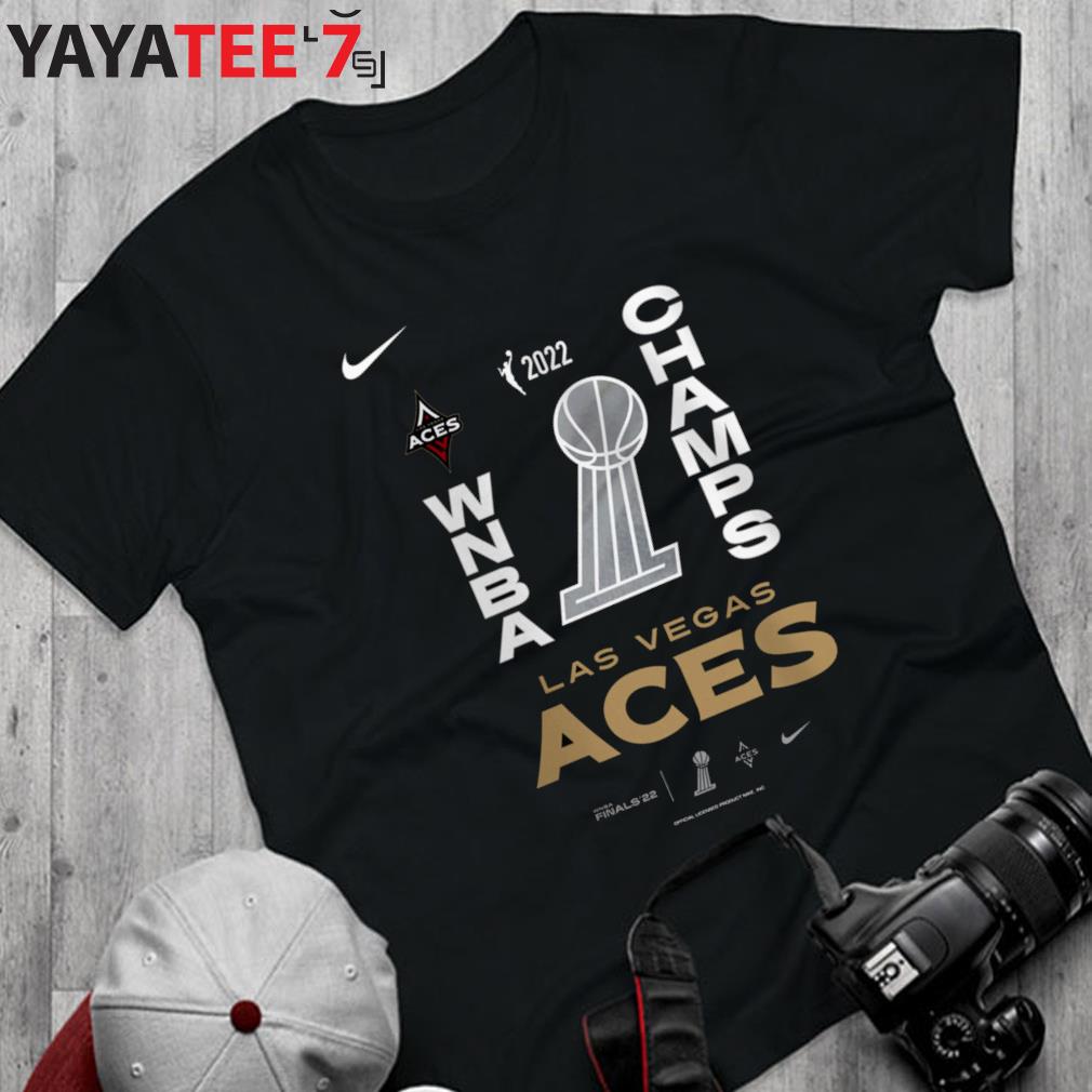 Youth Las Vegas Aces Nike Black 2022 WNBA Finals Champions Locker Room  T-Shirt